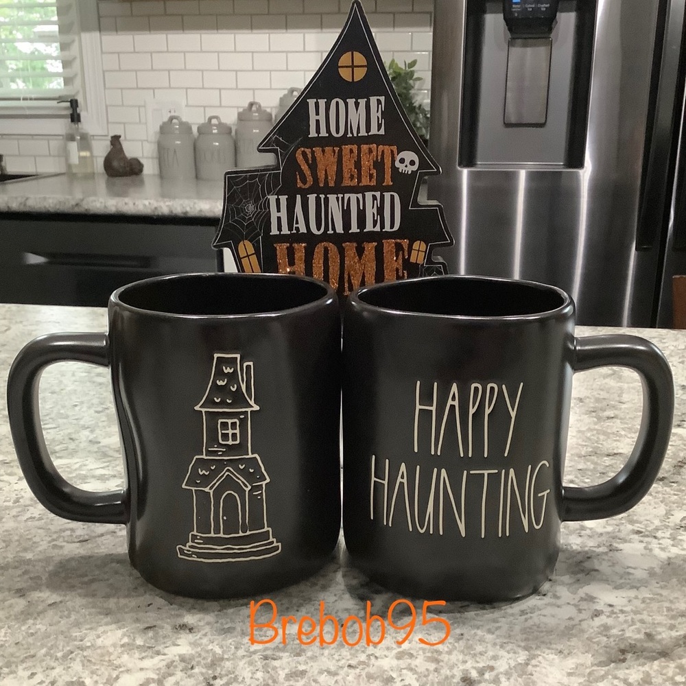 Rae Dunn HAPPY HAUNTING Double-sided mug ( 1 mug )